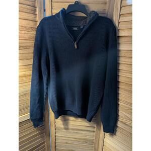 Izod Sweaters for Men M Blue 1/4 Zip Pullover Used